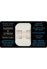 POWELL PERALTA Powell Peralta Nano-Cubic 97A - Asymmetrical Shape - Wide Ride Patch - Offset Bearing - 56mm x 37mm 93A Skateboard Wheels 4pk