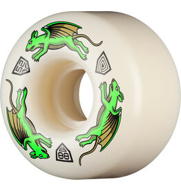 POWELL PERALTA Powell Peralta Nano Rats 88A - AV4 Asymmetrical Shape - Medium Ride Patch - 52mm x 34mm 88A AV4 Skateboard Wheels 4pk