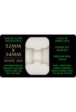 POWELL PERALTA Powell Peralta Nano Rats 88A - AV4 Asymmetrical Shape - Medium Ride Patch - 52mm x 34mm 88A AV4 Skateboard Wheels 4pk