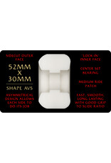 POWELL PERALTA Powell Peralta Spencer Semien Pro Nano Rats 93A - AV5 Asymmetrical Shape - Medium Ride Patch - 52mm x 30mm 93A AV5 Skateboard Wheels 4pk