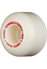 POWELL PERALTA Powell Peralta Nano-Cubic 93A - Asymmetrical Shape - Wide Ride Patch - Offset Bearing - 58mm x 37mm 93A Skateboard Wheels 4pk