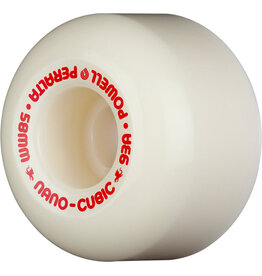 POWELL PERALTA Powell Peralta Nano-Cubic 93A - Asymmetrical Shape - Wide Ride Patch - Offset Bearing - 58mm x 37mm 93A Skateboard Wheels 4pk