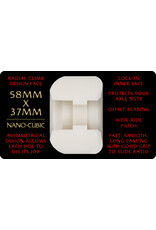 POWELL PERALTA Powell Peralta Nano-Cubic 93A - Asymmetrical Shape - Wide Ride Patch - Offset Bearing - 58mm x 37mm 93A Skateboard Wheels 4pk