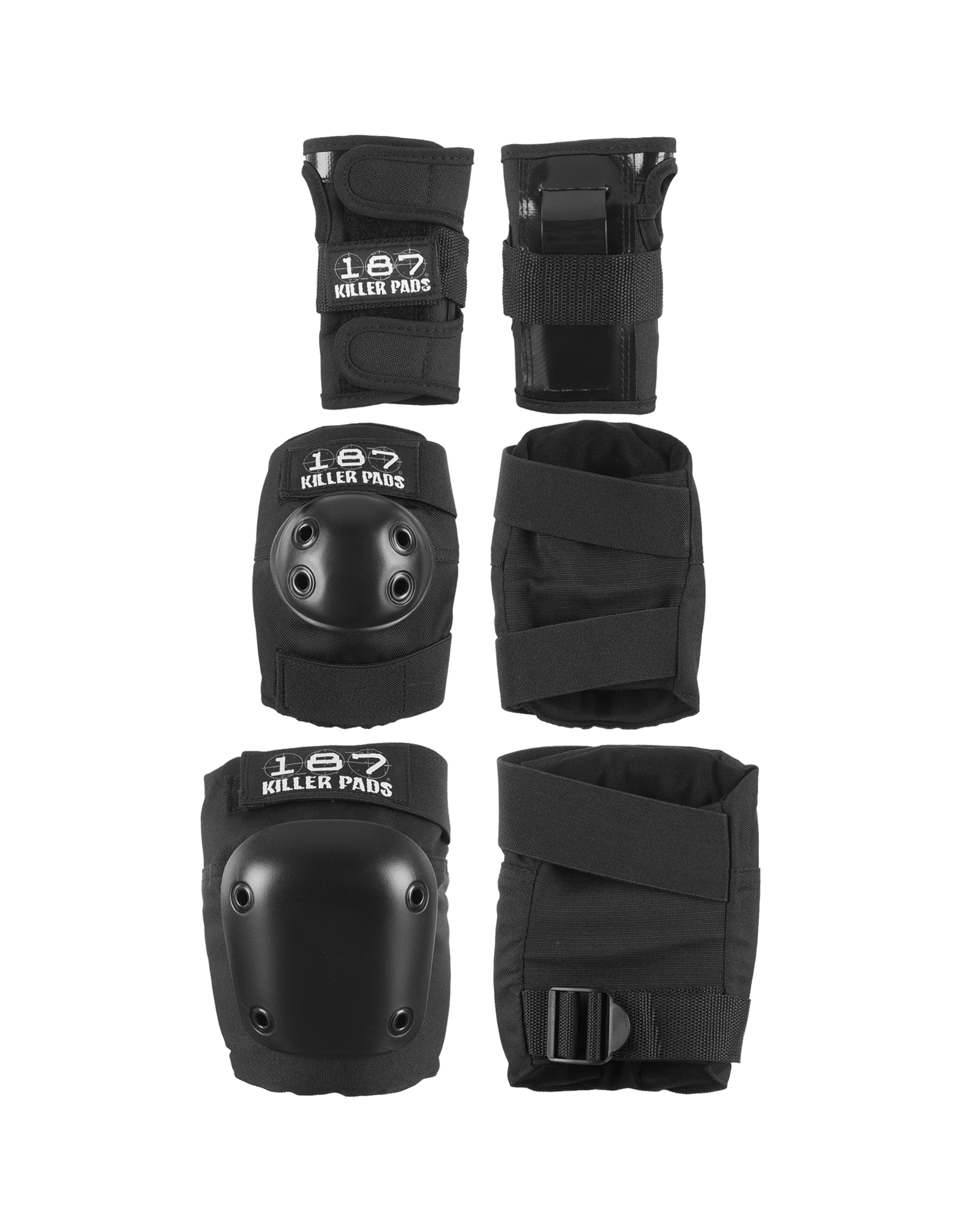 187 KILLER PADS 187 6-PACK PAD SET XL.THICK-BLACK 187