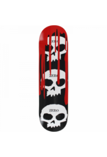 Zero ZERO 3 SKULL WITH BLOOD DECK-8.0 BLK/WHT/RED Zero