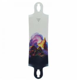 LANDYACHTZ LYZ SWITCHBLADE 38 CROWN PEAK DECK-9.8x38 WHT Landyachtz