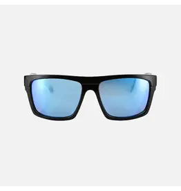 CARVE SUNGLASSES VOLLEY - POLARIZED IRIDIUM GLOSS BLACK / BLUE FRAME SUNGLASSES