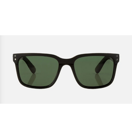 CARVE SUNGLASSES RIVALS - COMBINATION GLOSS AND MATTE BLACK FRAME WITH GREEN POLARIZED LENS