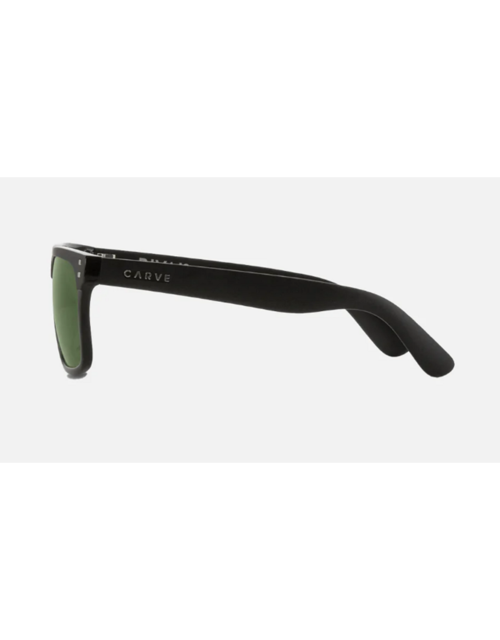 CARVE SUNGLASSES RIVALS - COMBINATION GLOSS AND MATTE BLACK FRAME WITH GREEN POLARIZED LENS