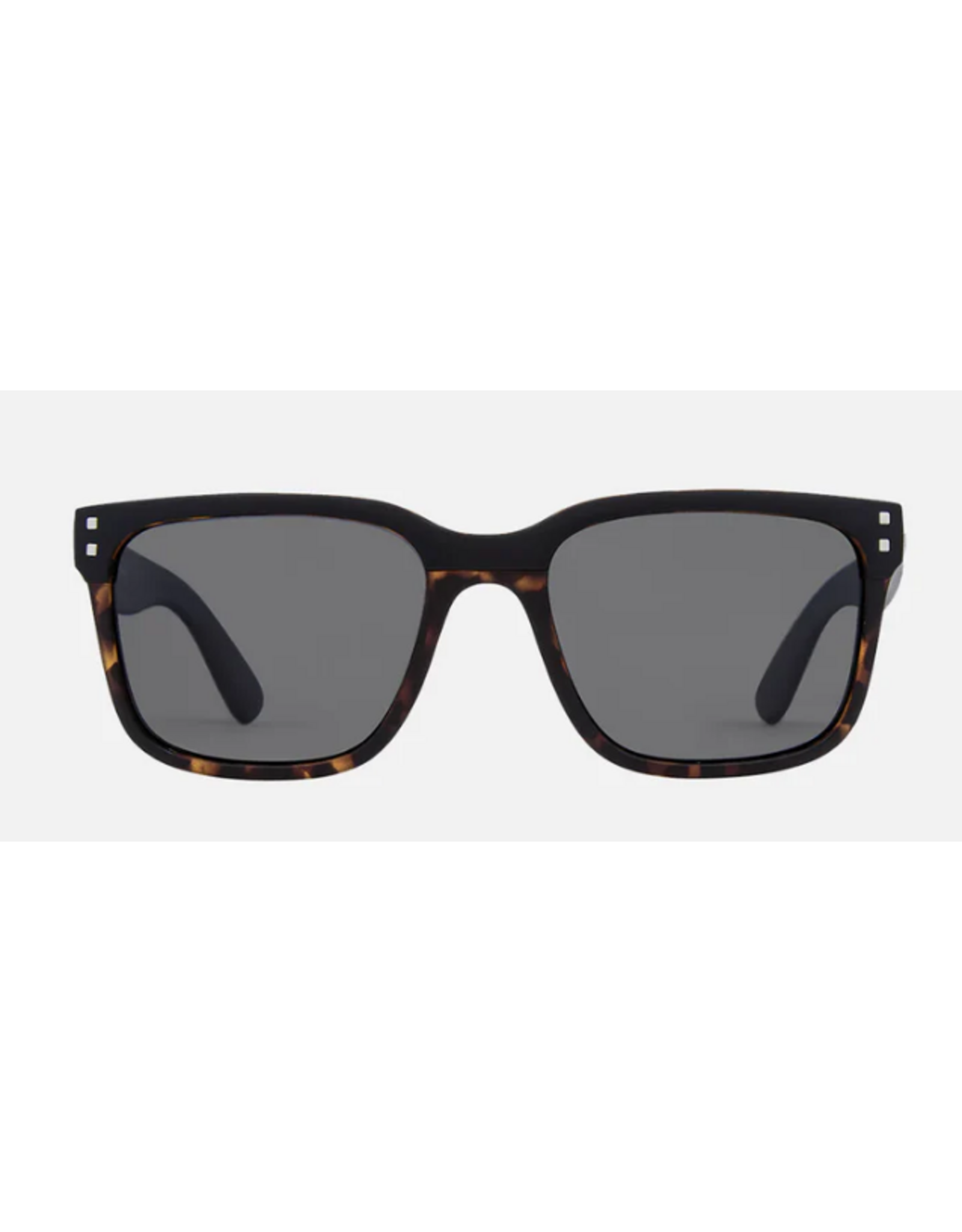 CARVE SUNGLASSES RIVALS - MATTE BLACK TORT FRAME WITH GREY POLARIZED LENS