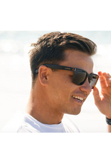 CARVE SUNGLASSES RIVALS - MATTE BLACK TORT FRAME WITH GREY POLARIZED LENS