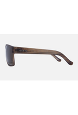 CARVE SUNGLASSES VENDETTA - MATTE BROWN TRANSLUCENT STREAK FRAME BROWN POLARIZED LENS