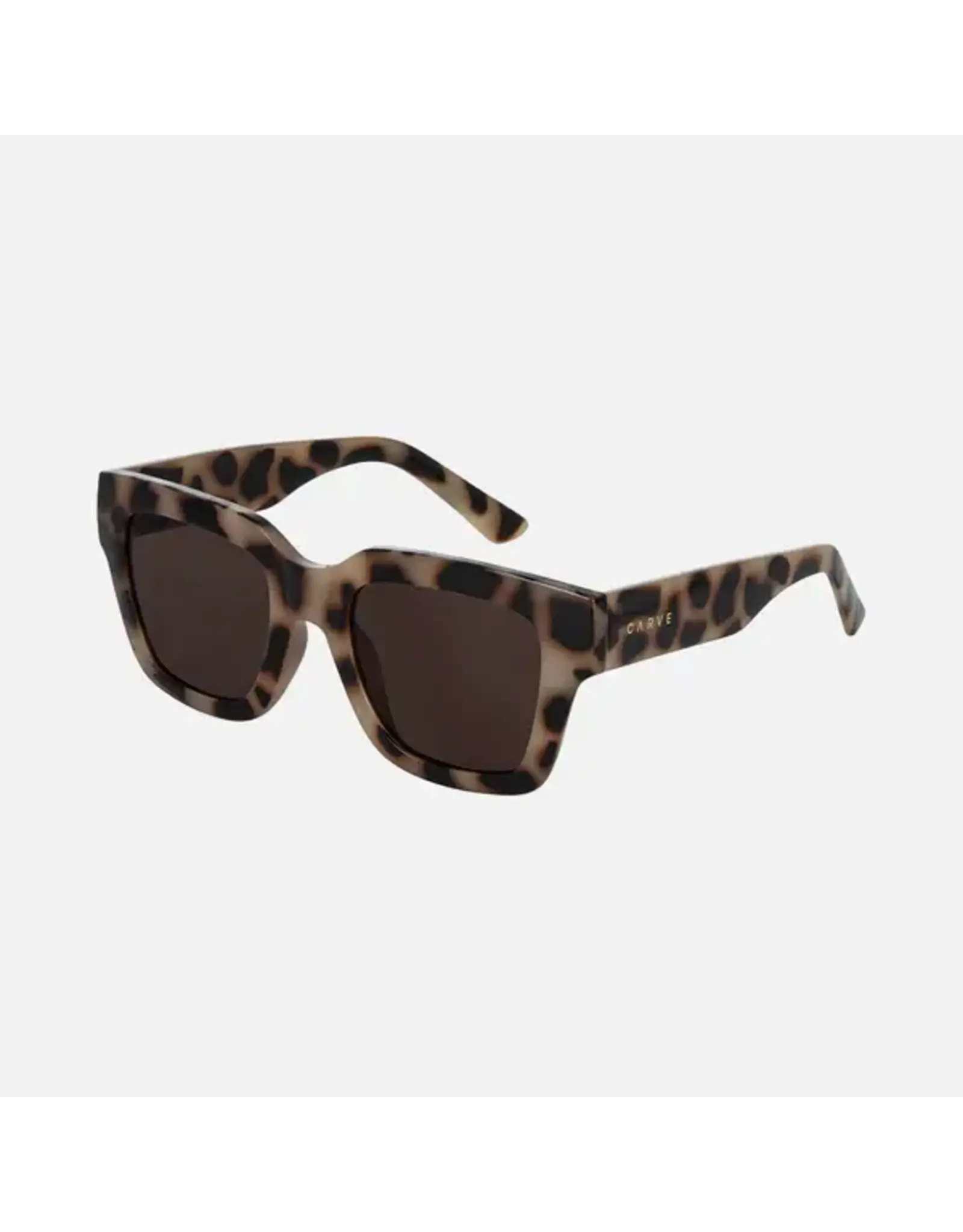 CARVE SUNGLASSES SOHO - GLOSS CREAMY TORT FRAME WITH BROWN LENS