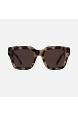 CARVE SUNGLASSES SOHO - GLOSS CREAMY TORT FRAME WITH BROWN LENS