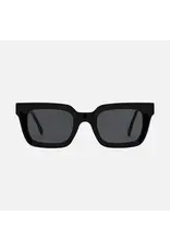 CARVE SUNGLASSES MANHATTAN - GLOSS BLACK FRAME WITH GREY LENS