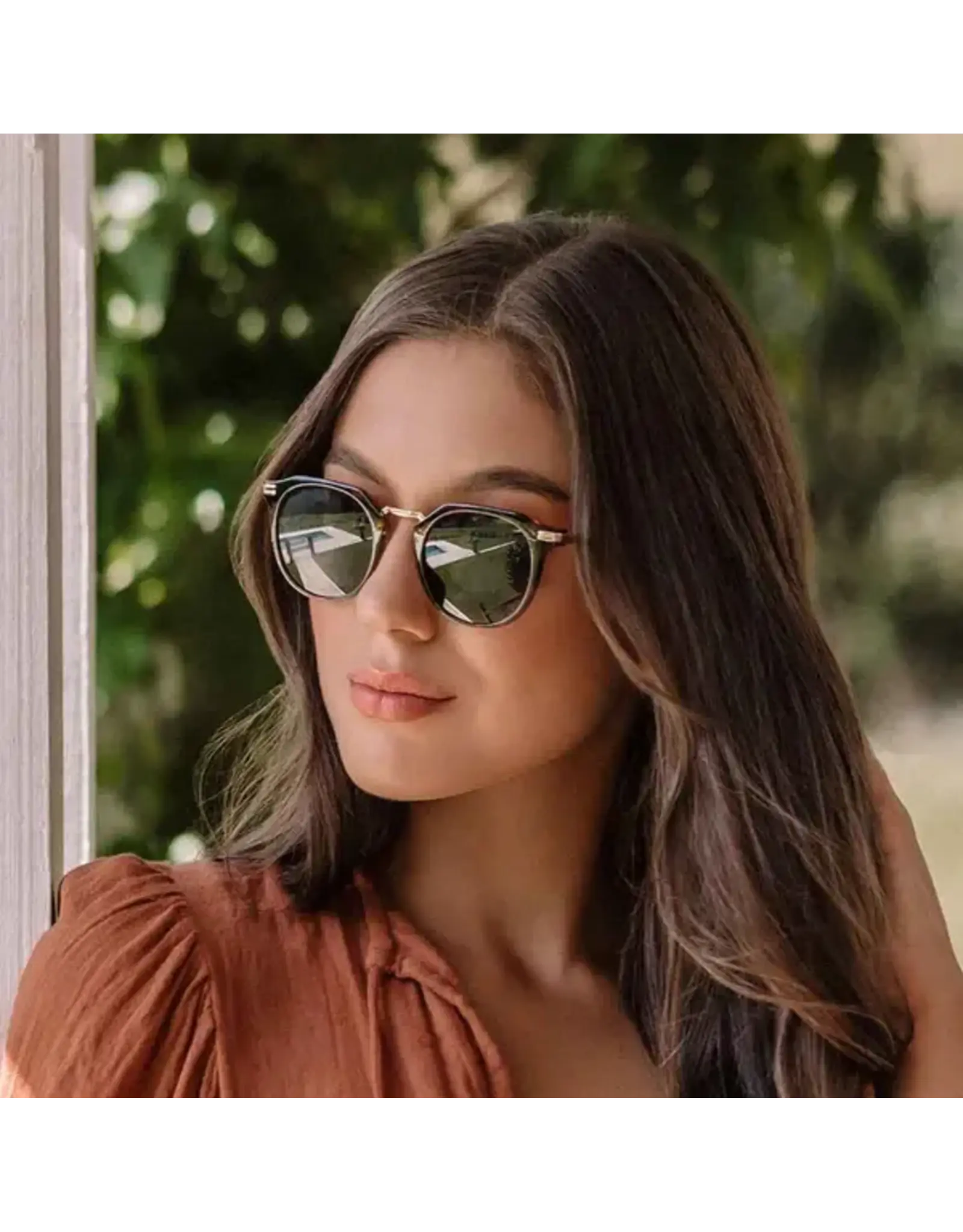 CARVE SUNGLASSES FRANKIE - GLOSS BLACK DARK GREY POL LENS