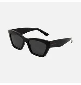 CARVE SUNGLASSES TAHOE - GLOSS BLACK FRAME WITH DARK GREY POLARIZED LENS