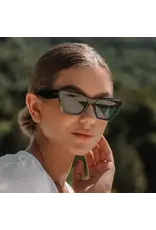 CARVE SUNGLASSES TAHOE - GLOSS BLACK FRAME WITH DARK GREY POLARIZED LENS