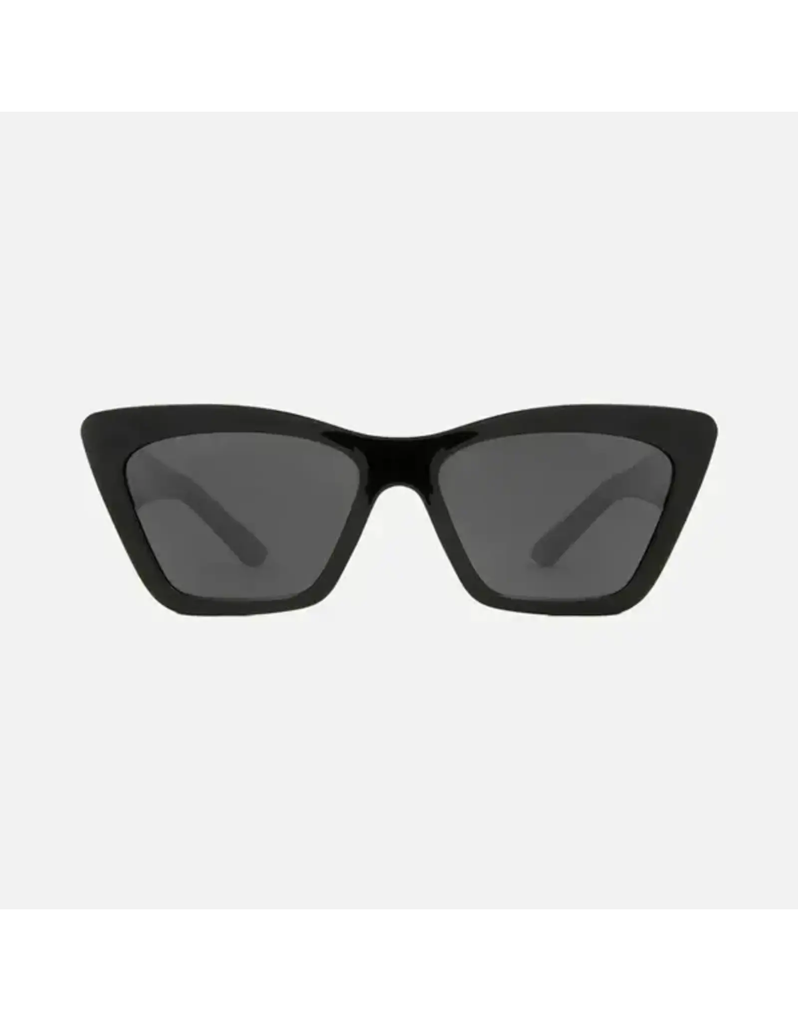 CARVE SUNGLASSES TAHOE - GLOSS BLACK FRAME WITH DARK GREY POLARIZED LENS