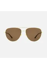 CARVE SUNGLASSES SOLANA - GLOSS GOLD METAL BROWN POL LENS