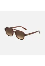 CARVE SUNGLASSES AZORE - GLOSS BLACK SMOKE-YELLOW LENS