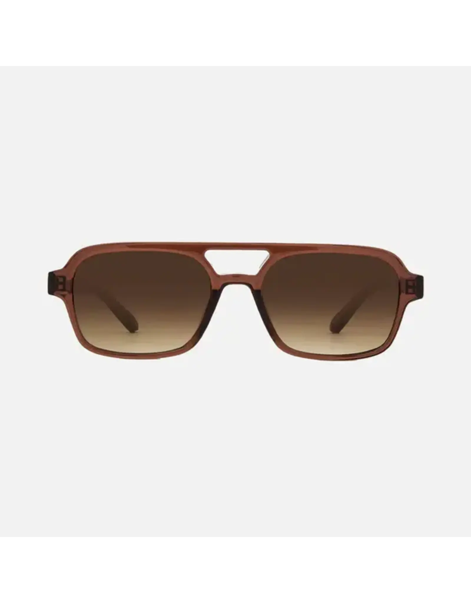 CARVE SUNGLASSES AZORE - GLOSS BLACK SMOKE-YELLOW LENS