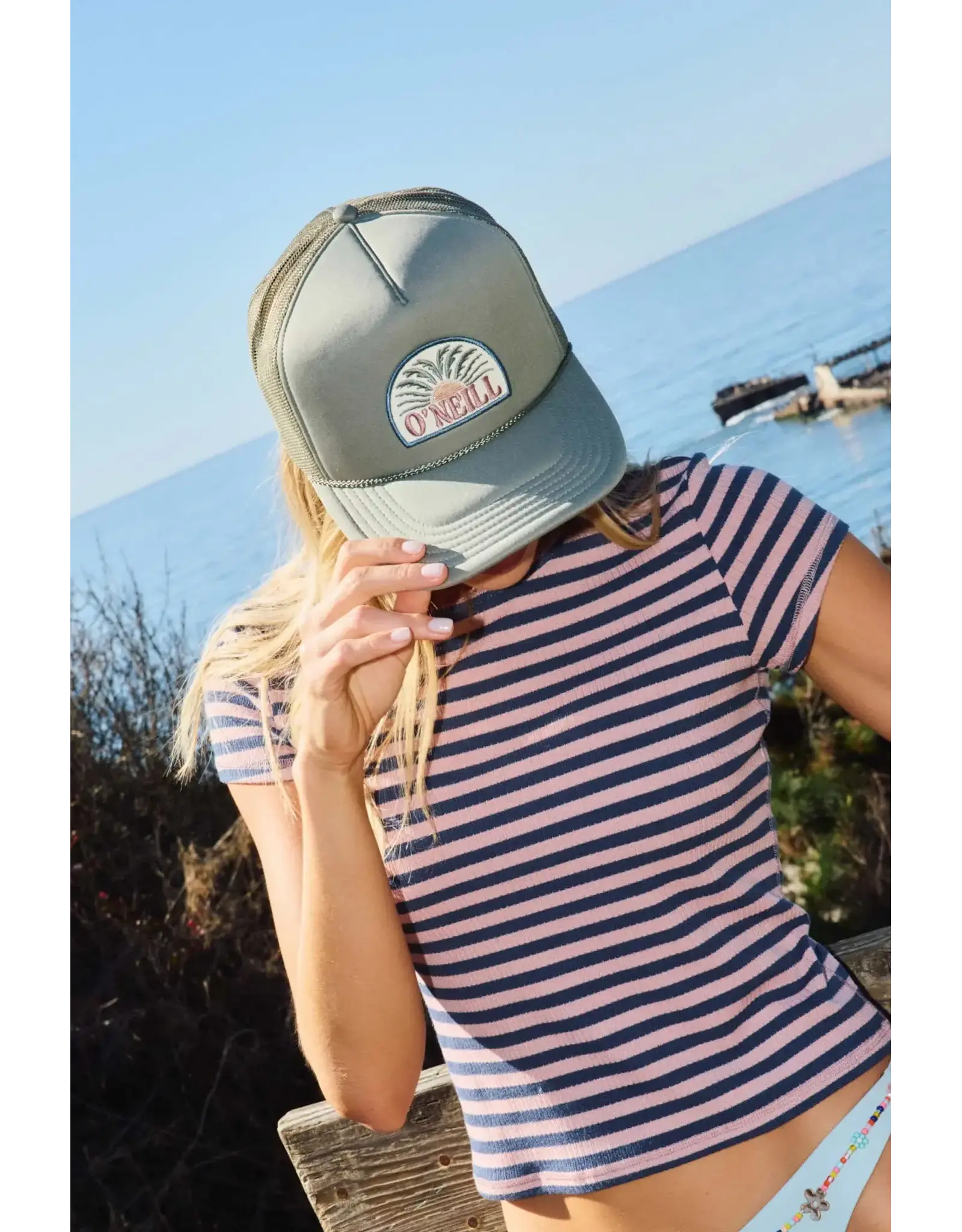 ONEILL ONEILL ARLIE PATCH HAT - SEA SPRAY