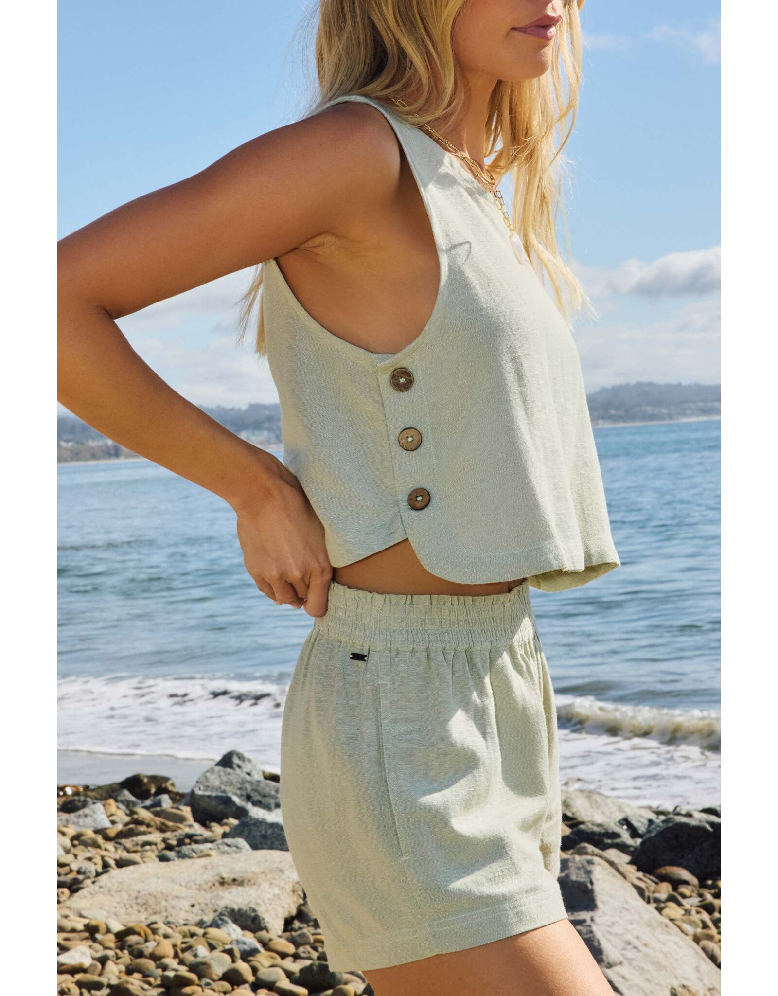 ONEILL Womens ONEILL SANDERS TANK - DESERT SAGE