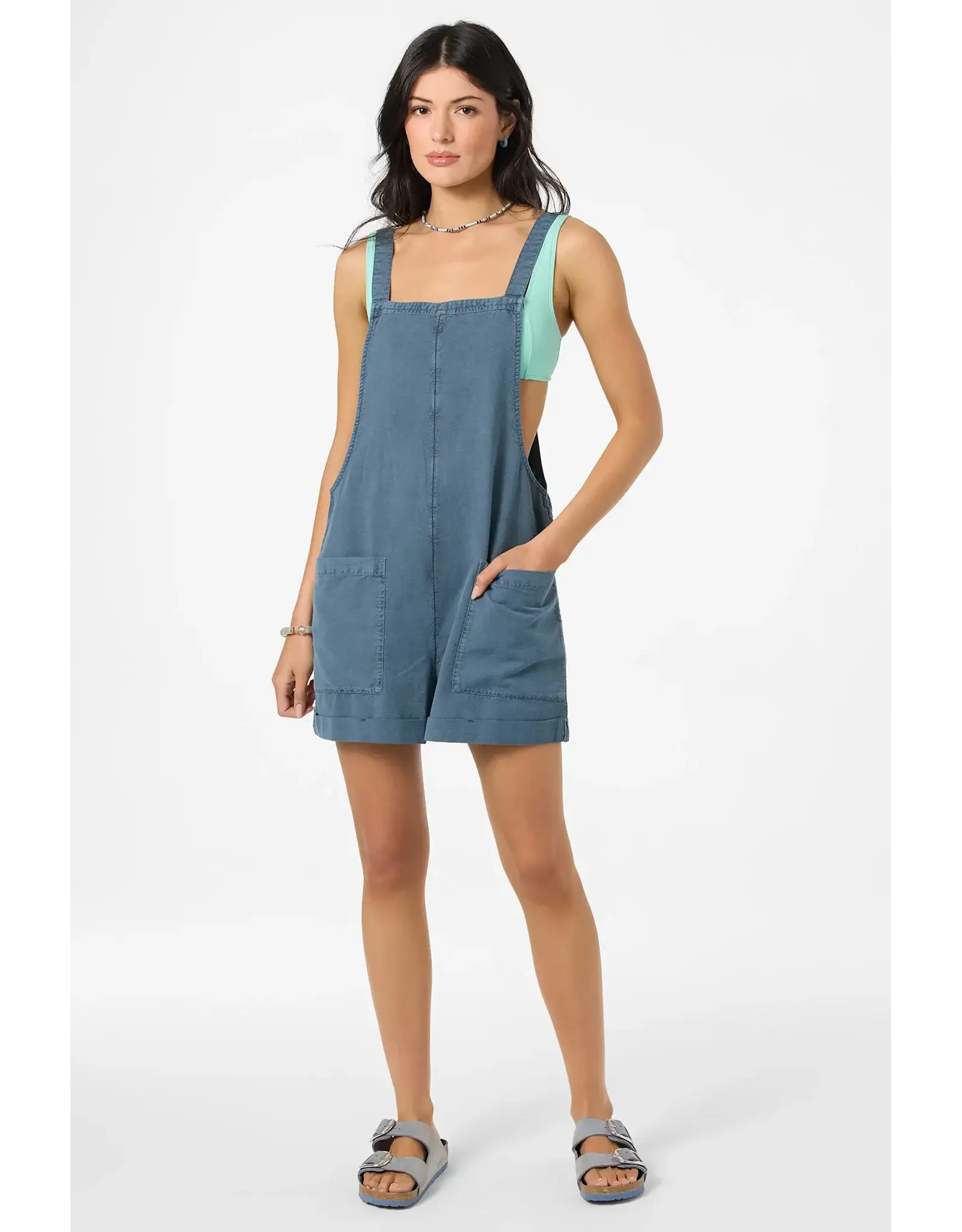 ONEILL Womens ONEILL SUMMERLIN ROMPER - SLATE