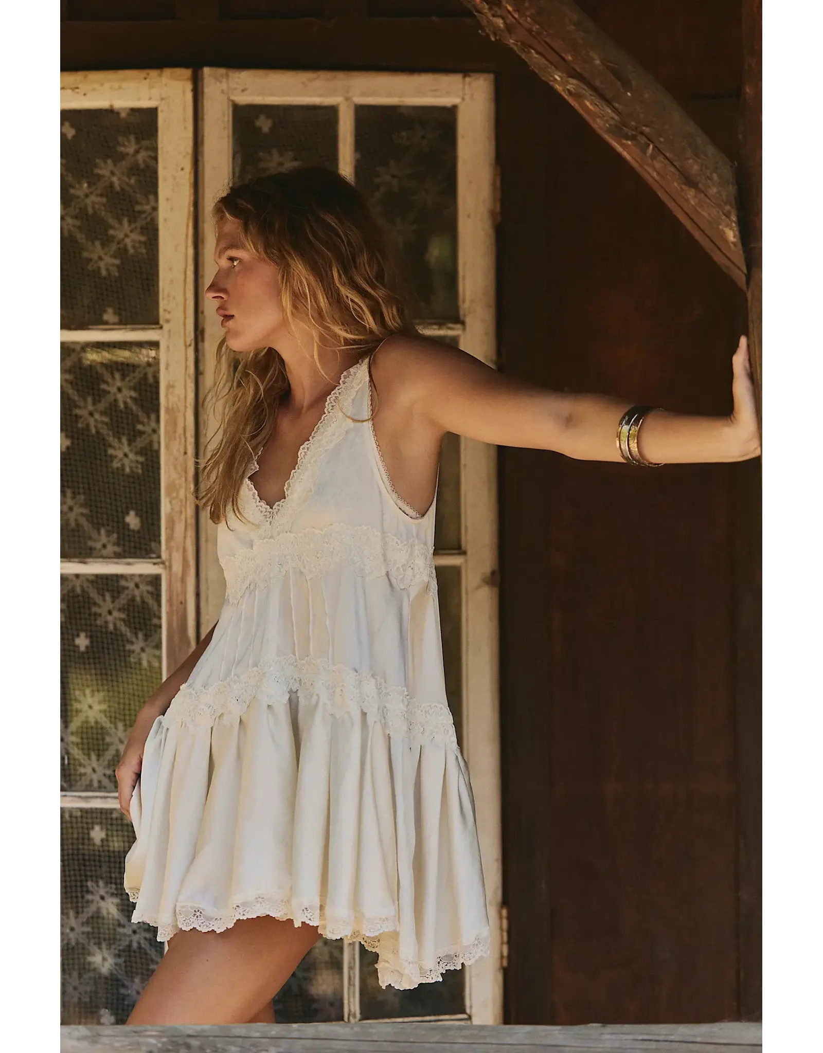 Free People IN THIS GROOVE MINI SLIP