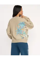 BILLABONG GIRLS Palmin Camp Crewneck Sweatshirt