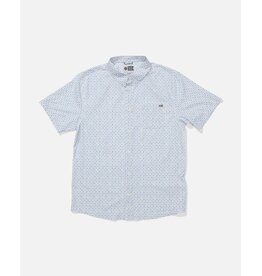 SALTY CREW Breezer Perforated Button Up - Off White