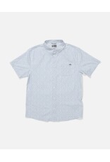 SALTY CREW Breezer Perforated Button Up - Off White