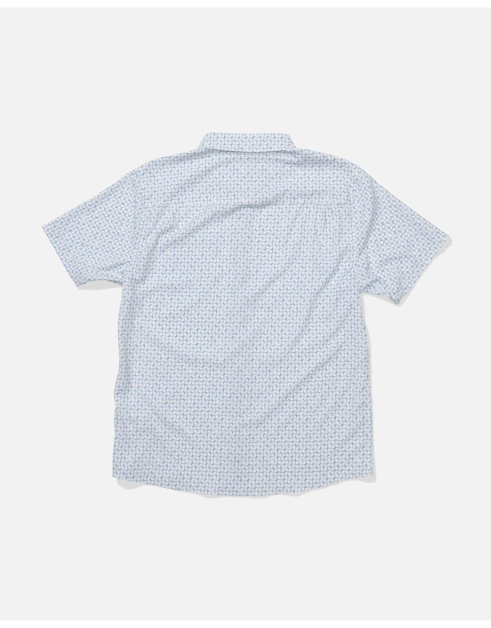 SALTY CREW Breezer Perforated Button Up - Off White