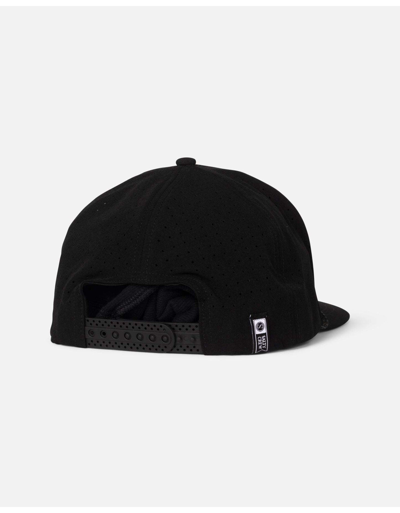 SALTY CREW Long Range Tech Snapback - Black