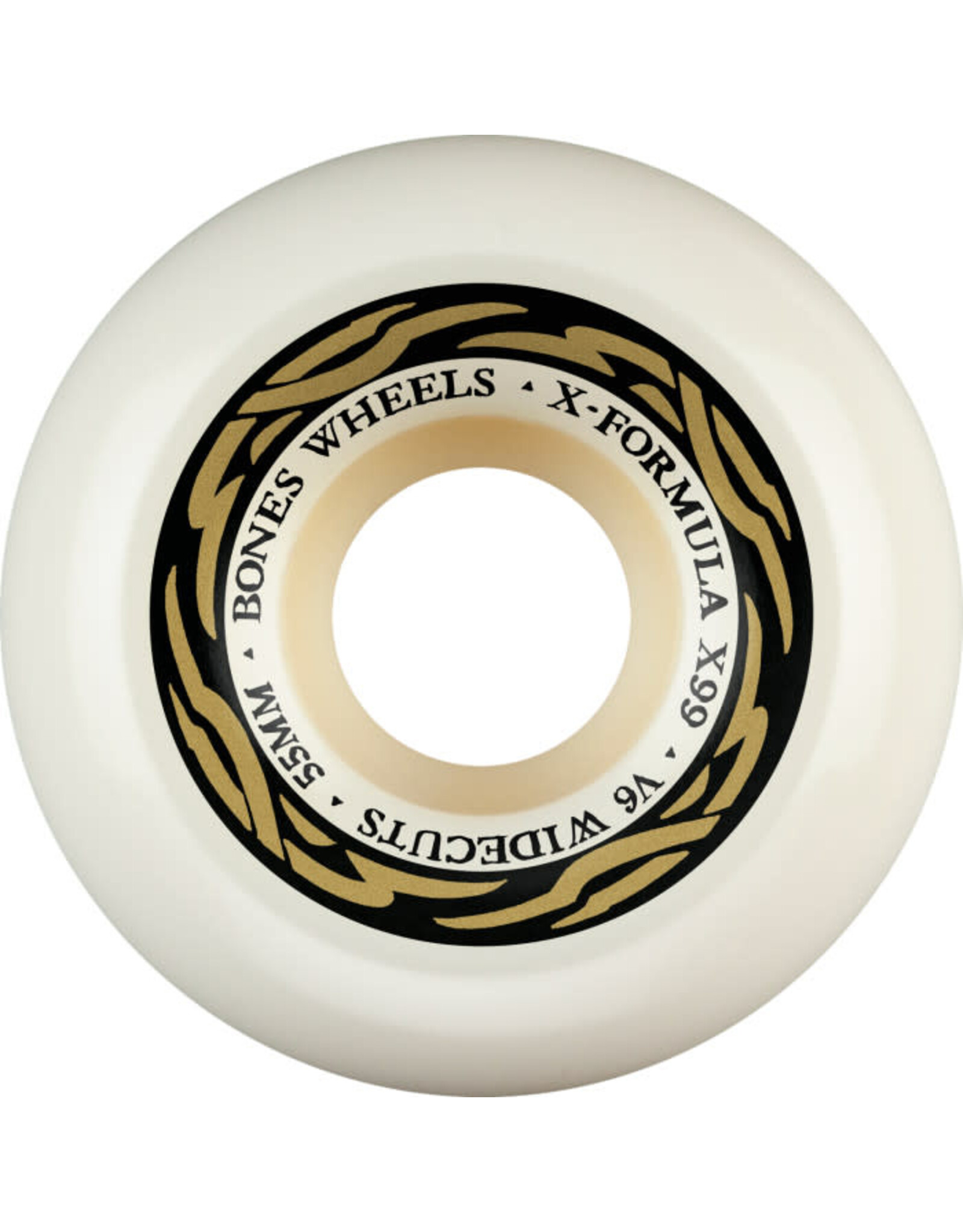 BONES BONES WHEELS X-Formula Skateboard Wheels XF 55 V6 WIDECUTS 99A 4PK