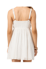 ONEILL CAMDEN EMBROIDERED MINI DRESS