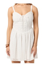 ONEILL CAMDEN EMBROIDERED MINI DRESS