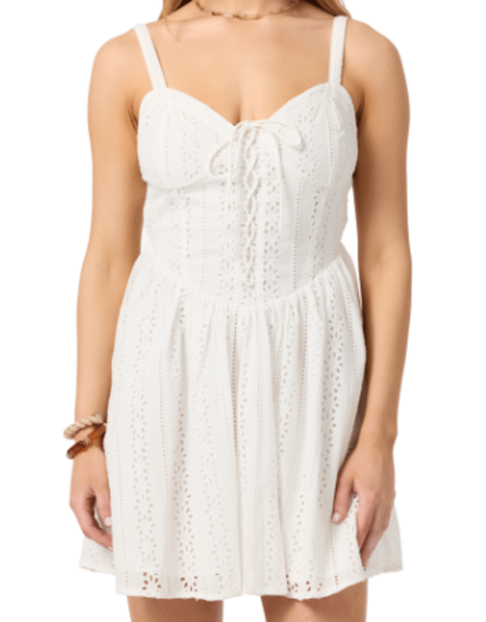 ONEILL CAMDEN EMBROIDERED MINI DRESS