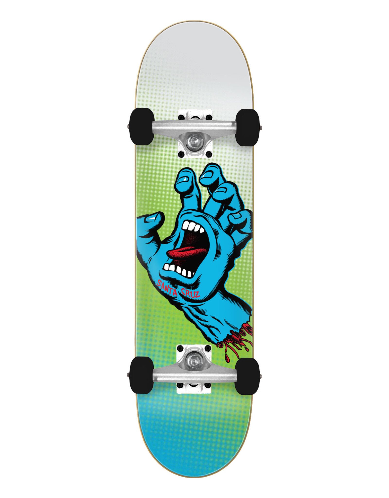 Screaming Hand Color Fade Full 8.00in x 31.25in Santa Cruz Skateboard Complete SKU: #11117589