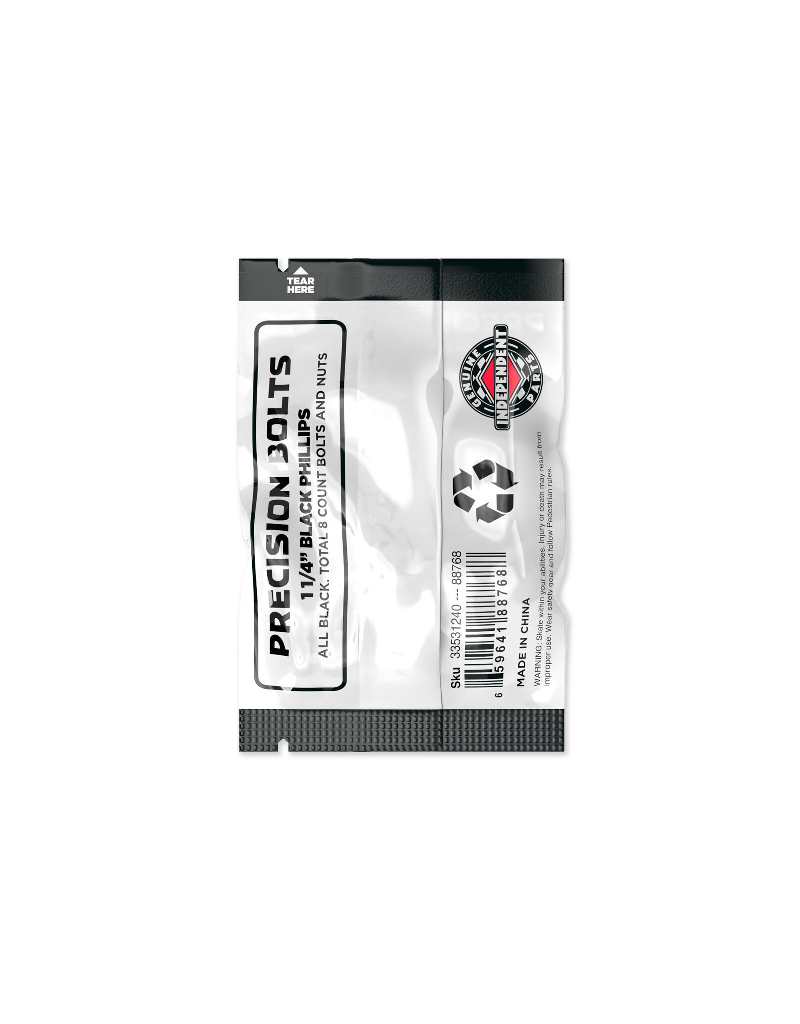 INDEPENDENT Genuine Parts Phillips Hardware 1.25 in Black 8 Independent SKU: #33531234