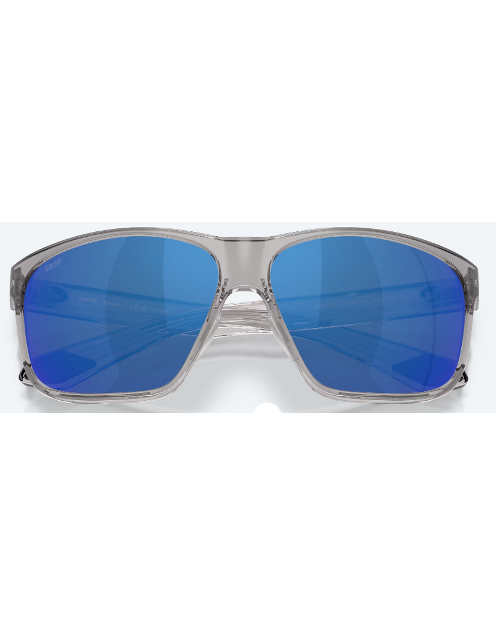 COSTA DEL MAR TRADES gray crystal polarized polycarbonate