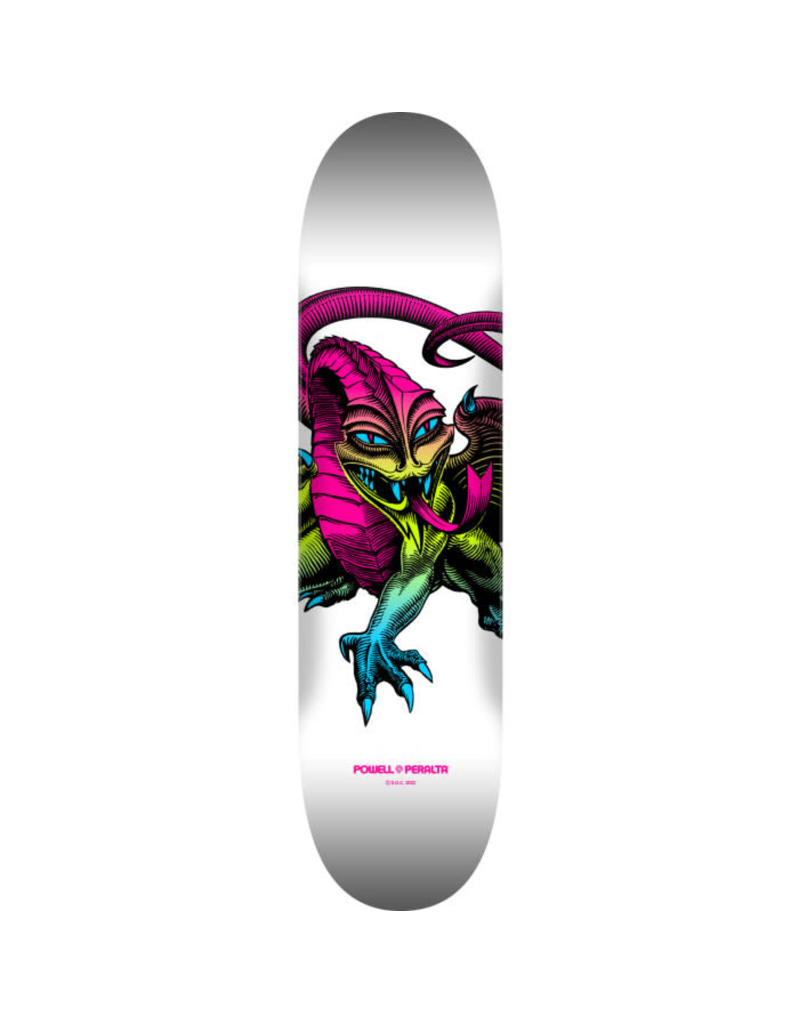 POWELL PERALTA Powell Peralta Cab Dragon Skateboard Deck Lime Fade / White - Shape 248 - 8.25 x 31.95