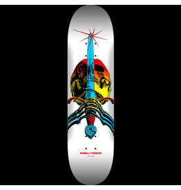 POWELL PERALTA Powell Peralta Skull & Sword Skateboard Deck Yellow Fade / White - Shape 243 - 8.25 x 31.95