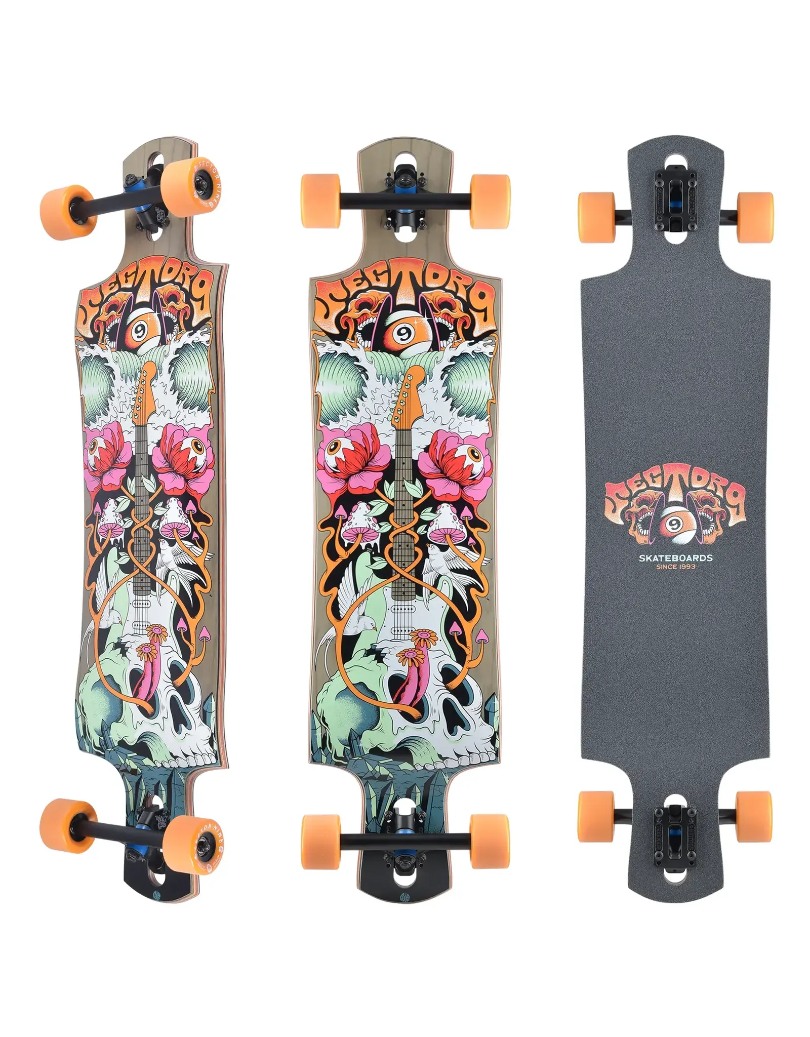 SECTOR 9 COACHELLA CATAPULT LONGBOARD COMPLETE