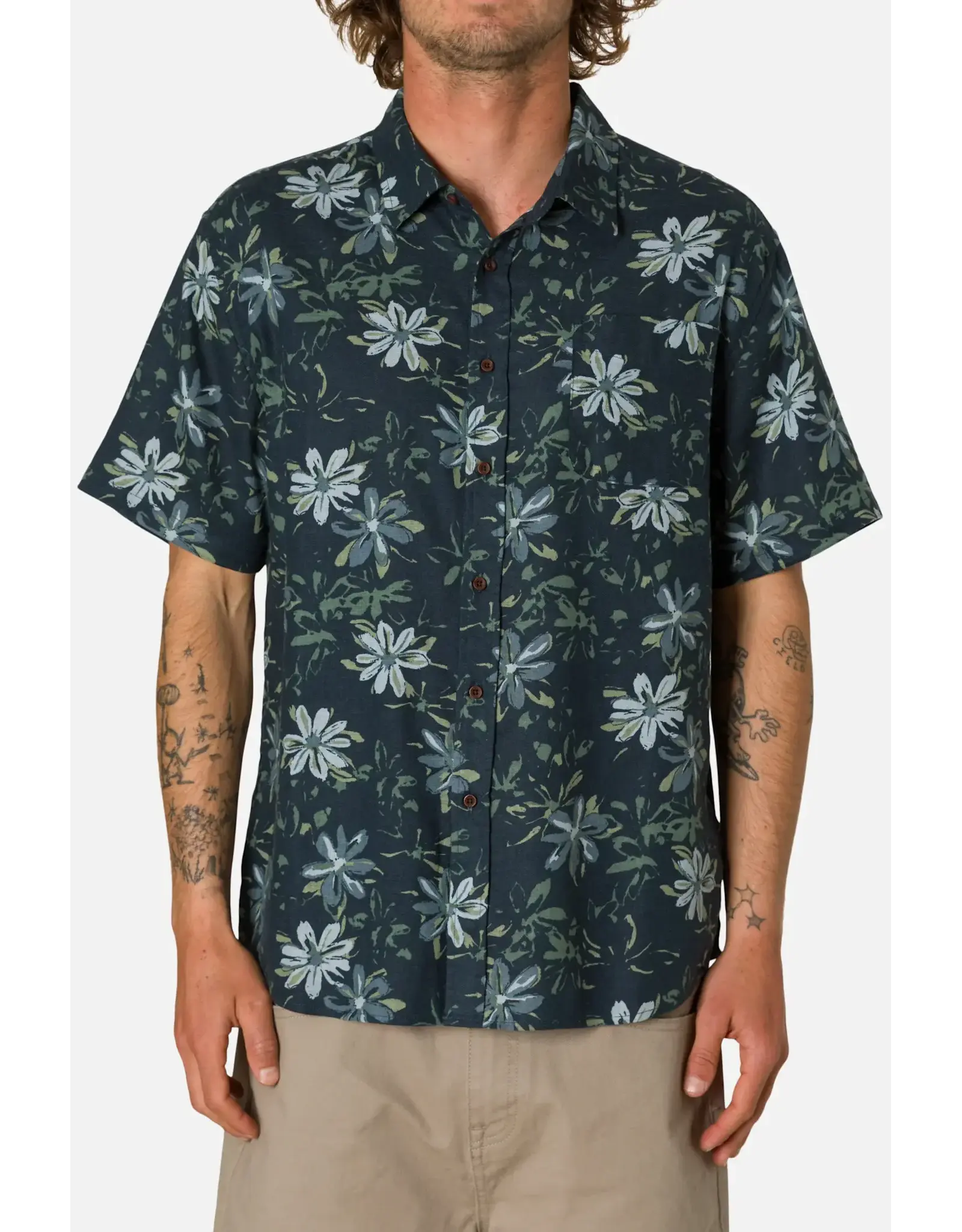 KATIN KATIN PETALS SHIRT - SEA STORM