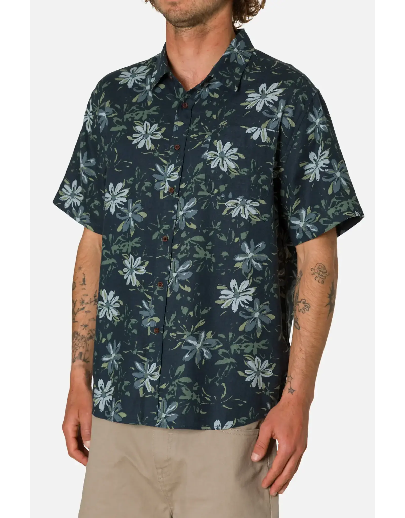 KATIN KATIN PETALS SHIRT - SEA STORM