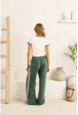 RHYTHM Embroidered Floral Tee Natural/Hunter