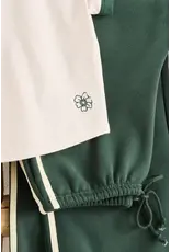 RHYTHM Embroidered Floral Tee Natural/Hunter