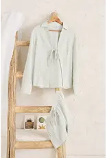 RHYTHM Driftwood Stripe Overswim Short Cream